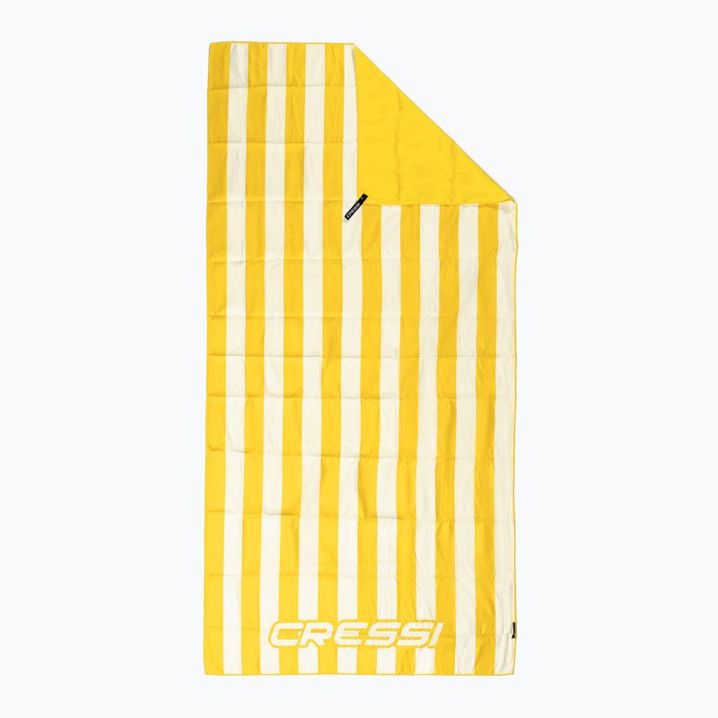 Ręcznik szybkoschnący Cressi Microfiber Stripe sunflower