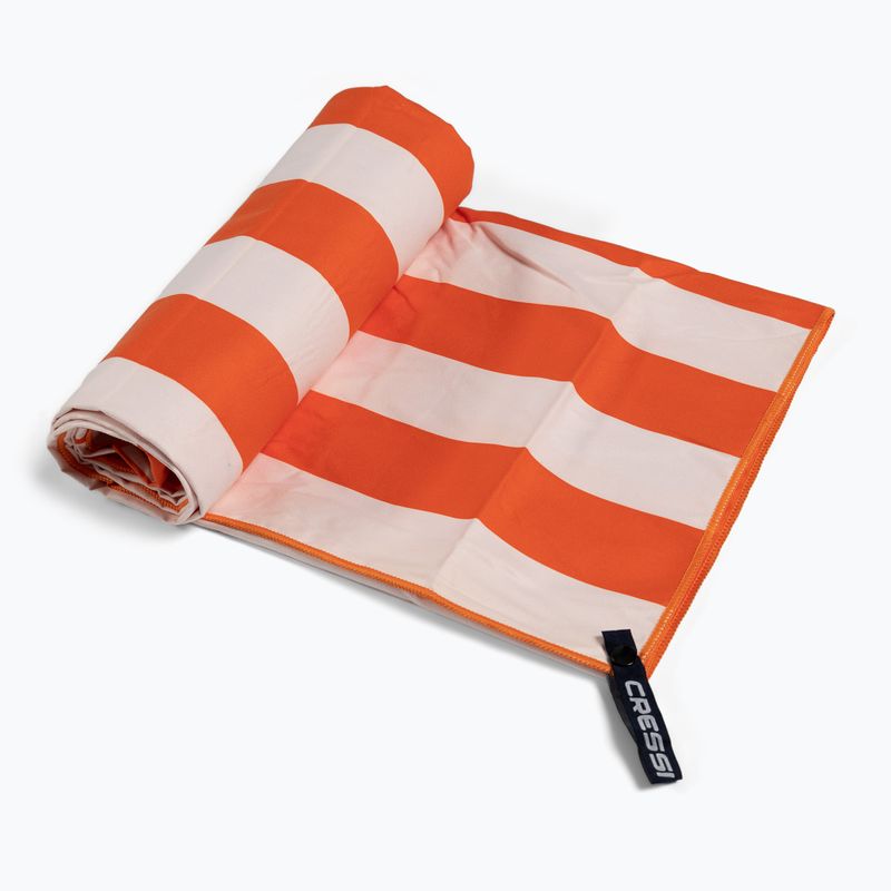 Ręcznik szybkoschnący Cressi Microfiber Stripe tangerine 2