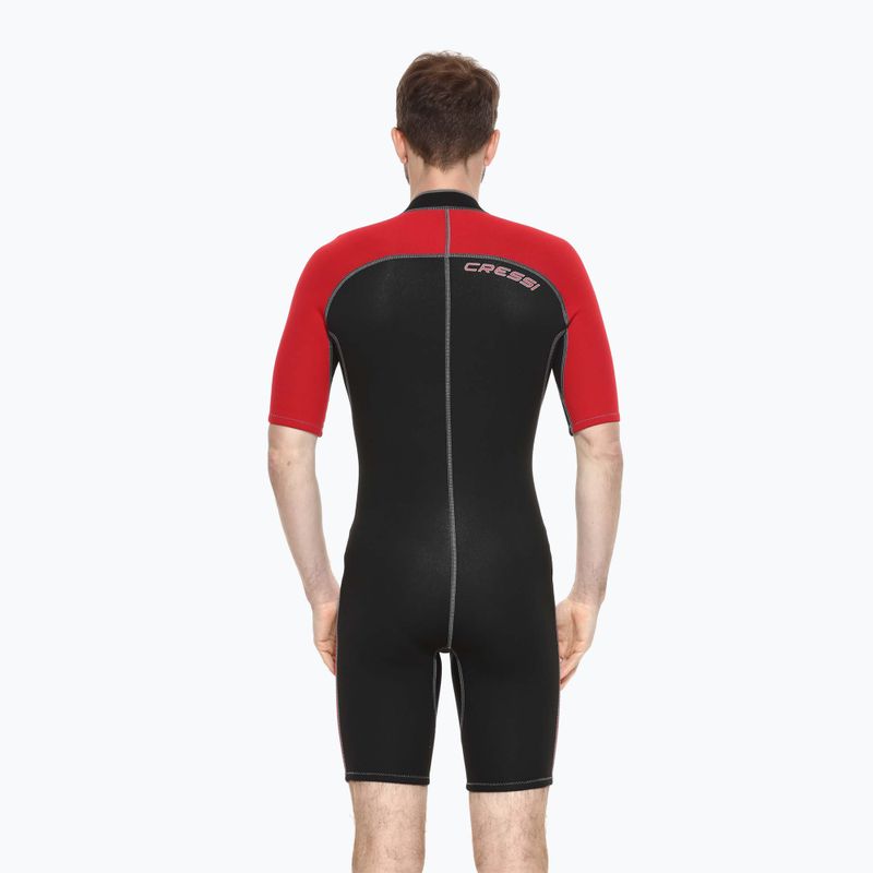 Pianka do pływania męska Cressi Lido Shorty 2 mm black/red 2