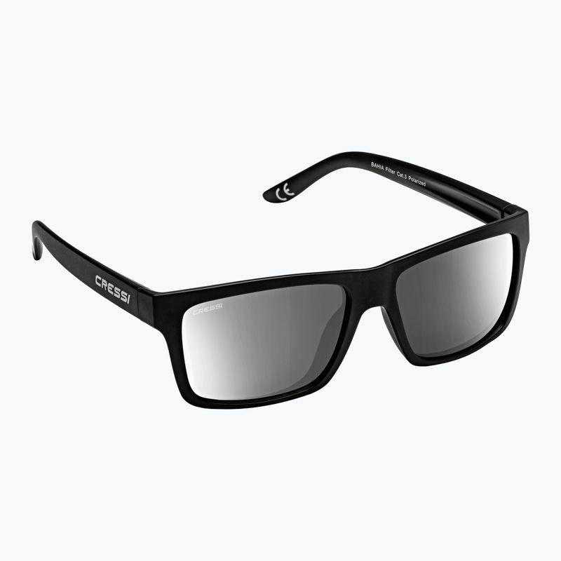 Okulary przeciwsłoneczne Cressi Bahia black/silver mirrored 5