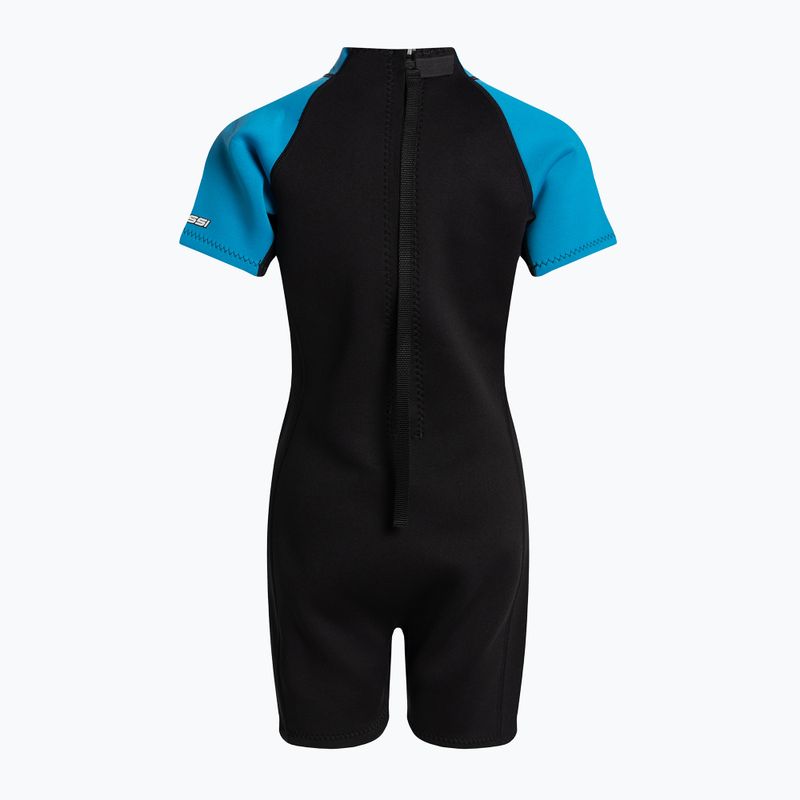 Pianka do pływania dziecięca Cressi Smoby Shorty 2 mm black/blue 2