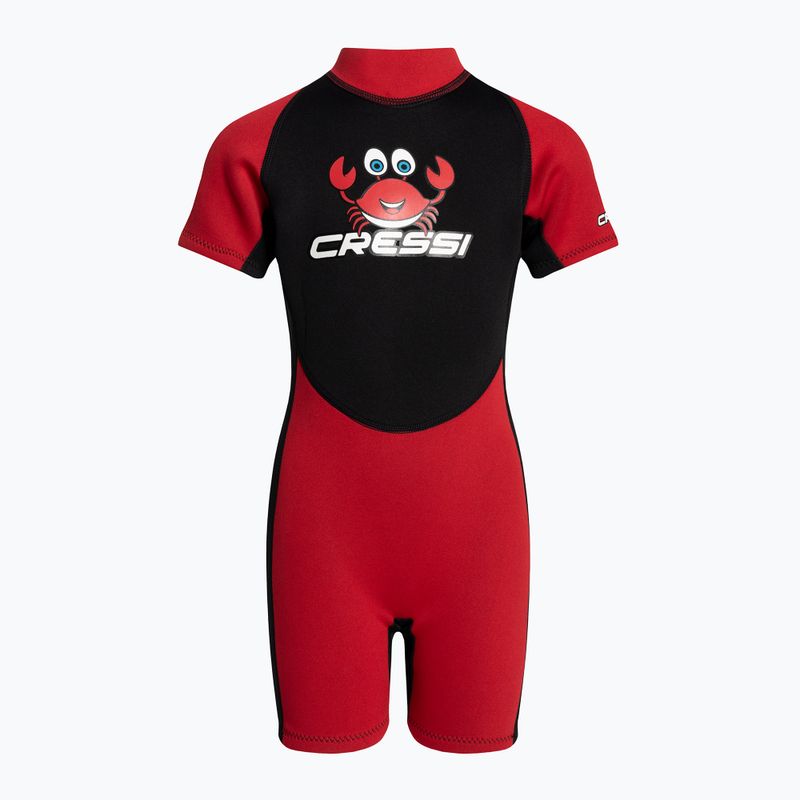 Pianka do pływania dziecięca Cressi Smoby Shorty 2 mm black/red