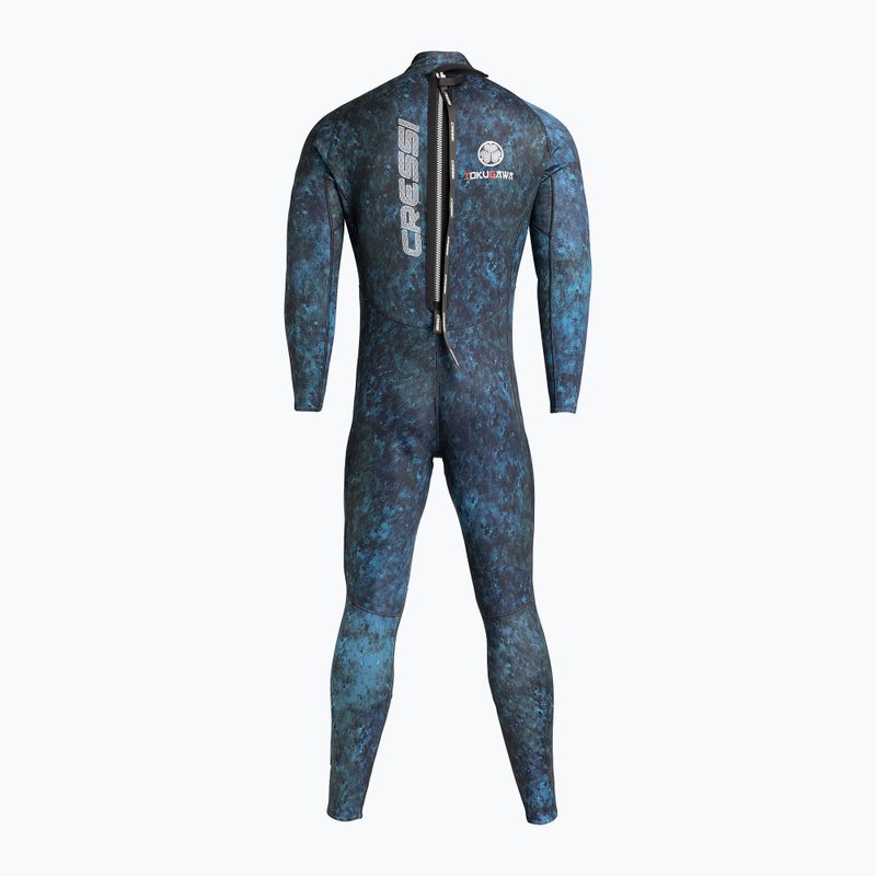 Pianka do pływania męska Cressi Tokugawa Monopiece 3 mm camo blue 2