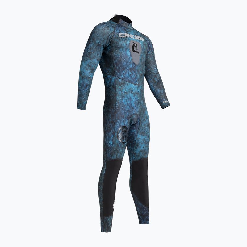 Pianka do nurkowania męska Cressi Tokugawa Monopiece 3 mm camo blue 3