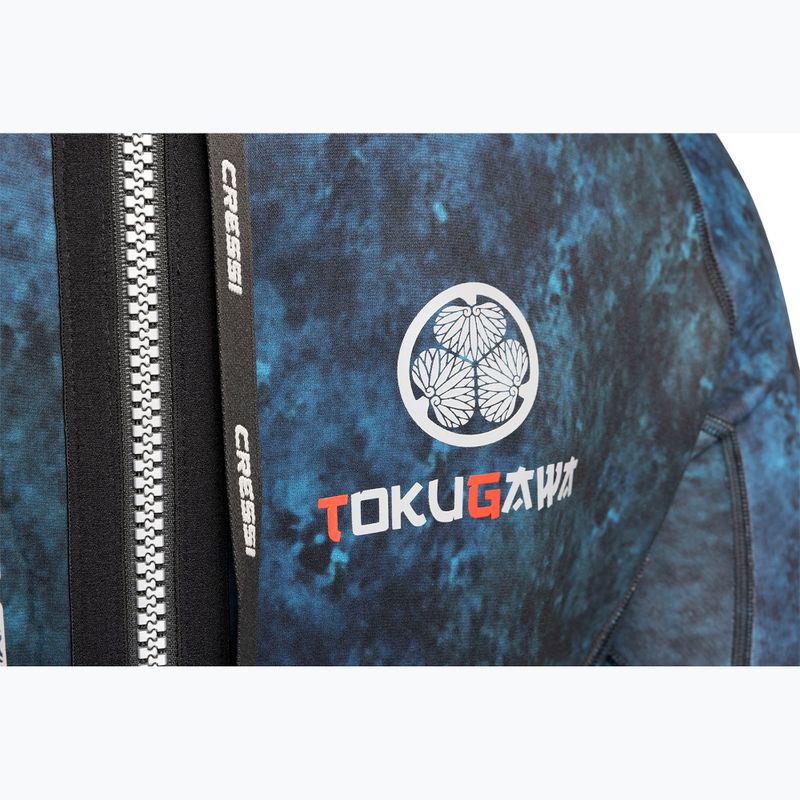 Pianka do pływania męska Cressi Tokugawa Monopiece 3 mm camo blue 6
