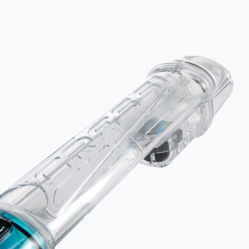 Maska pełnotwarzowa do snorkelingu Cressi Baron Full Face clear/aquamarine 4