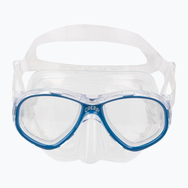 Zestaw do snorkelingu dziecięcy Cressi Perla Jr + Minigringo clear/blue 2