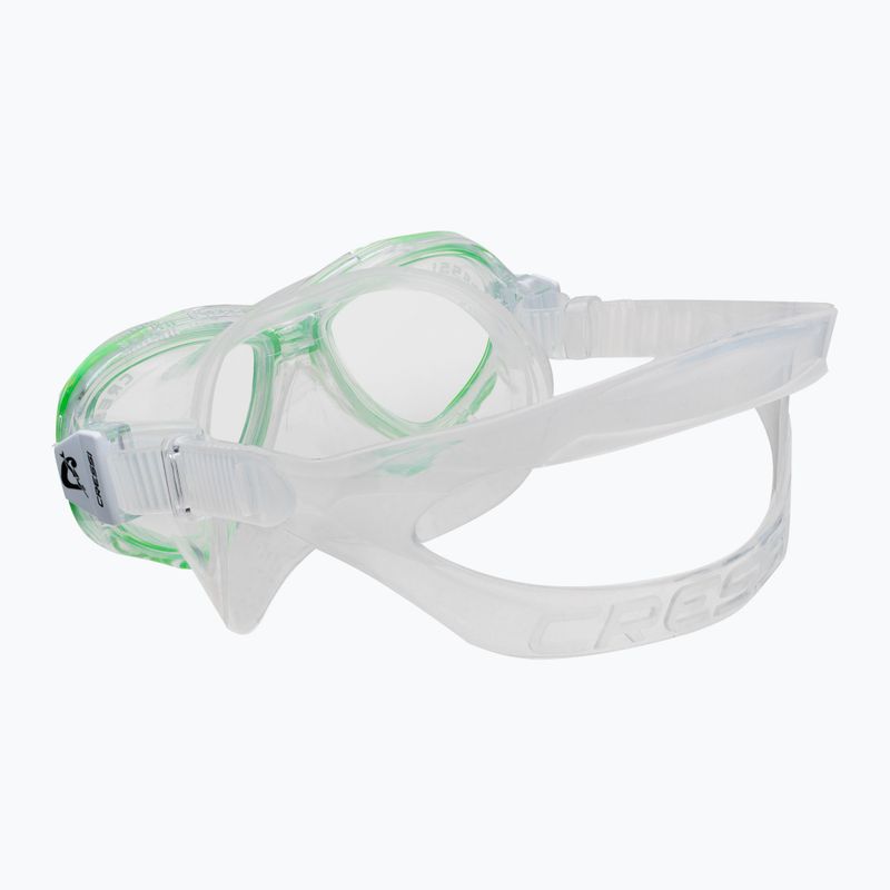 Zestaw do snorkelingu dziecięcy Cressi Perla Jr + Minigringo clear/lime 4