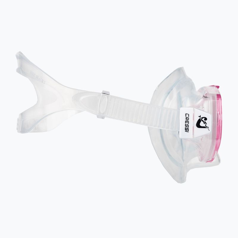 Maska do nurkowania Cressi Perla clear/pink 3
