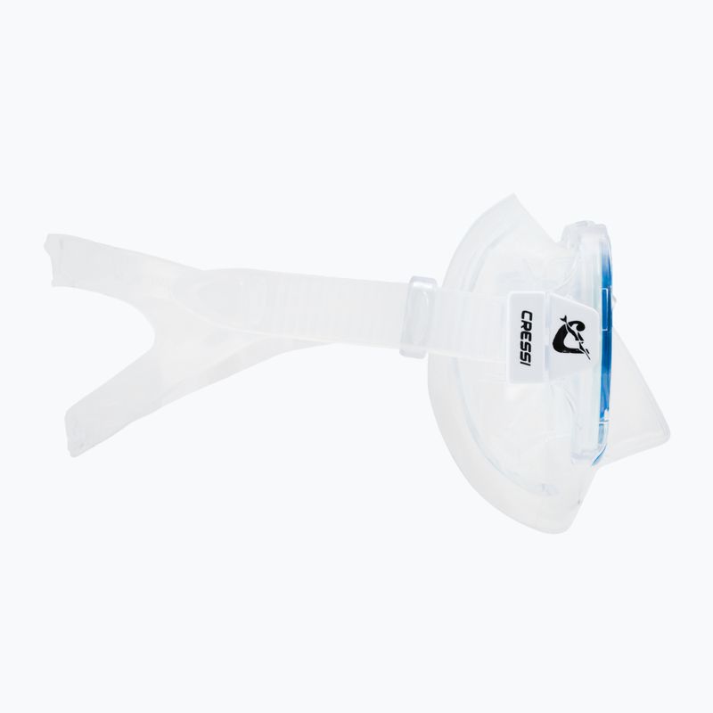 Maska do nurkowania dziecięca Cressi Perla clear/blue 3