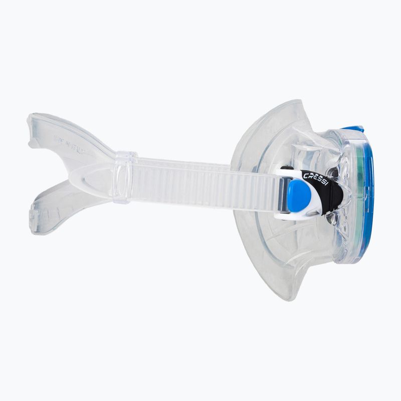Maska do nurkowania Cressi Estrella clear/blue 3