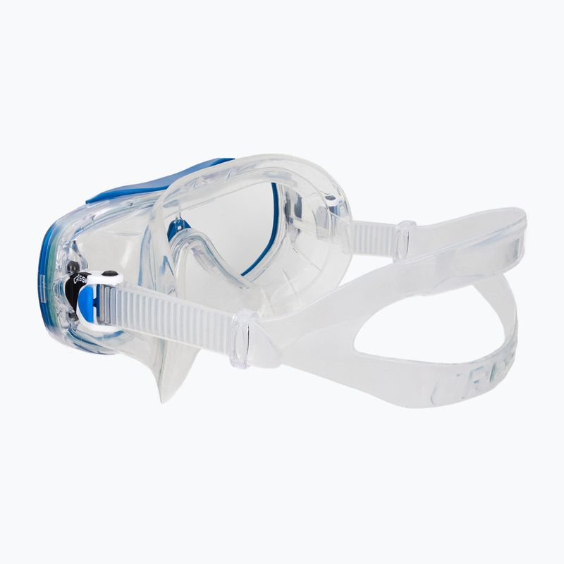 Maska do nurkowania Cressi Estrella clear/blue 4