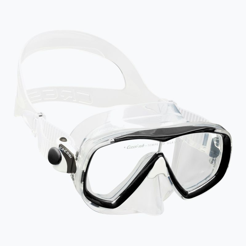 Maska do nurkowania Cressi Estrella clear/black 6