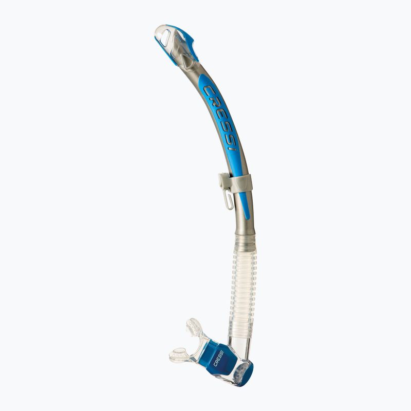 Fajka do nurkowania Cressi Corfu clear/silver/azure