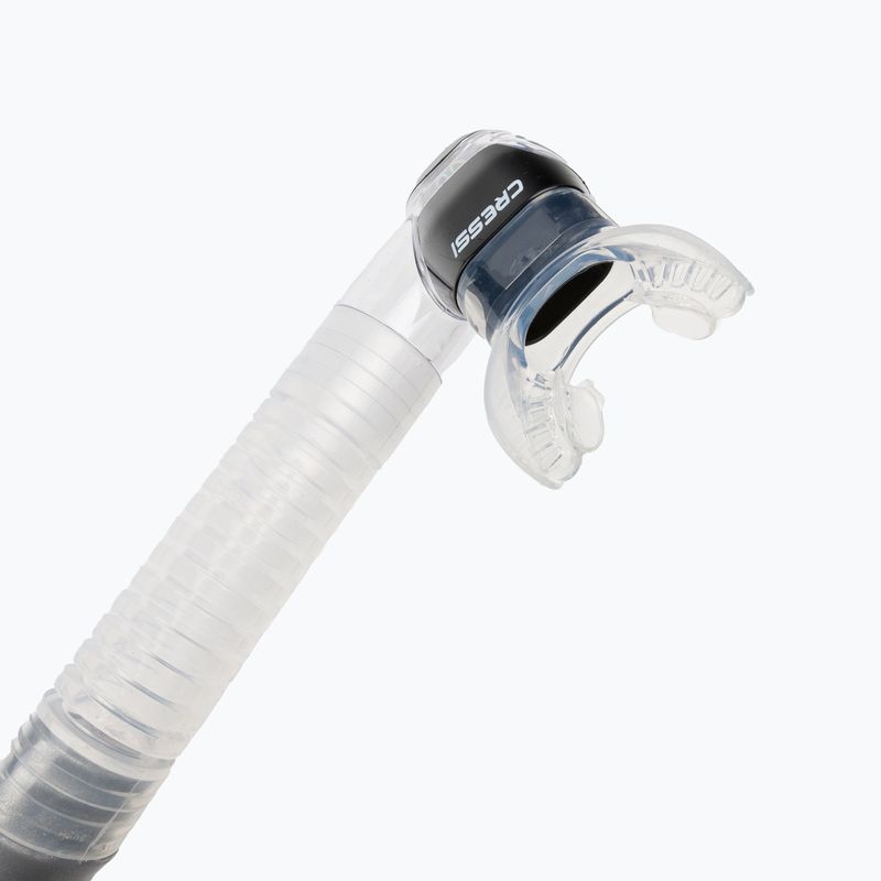 Fajka do nurkowania Cressi Corfu clear/silver/black 2