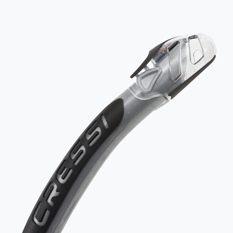 Fajka do nurkowania Cressi Corfu clear/silver/black 3