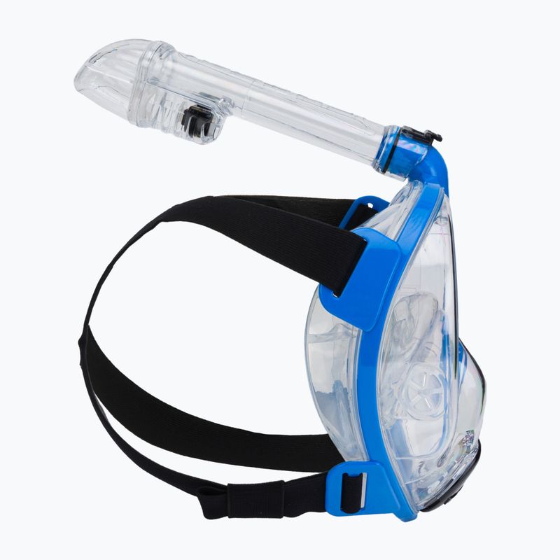 Maska pełnotwarzowa do snorkelingu dziecięca Cressi Baron Full Face clear/blue 3