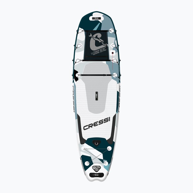 Deska SUP Cressi Tiger Shark Multitask iSUP 10'2'' aquamarine camo 2