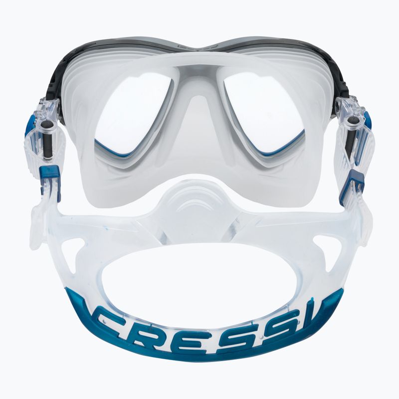 Maska do nurkowania Cressi Quantum clear/blue 5
