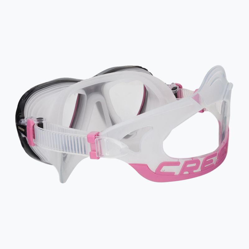 Maska do nurkowania Cressi Quantum clear/pink 4