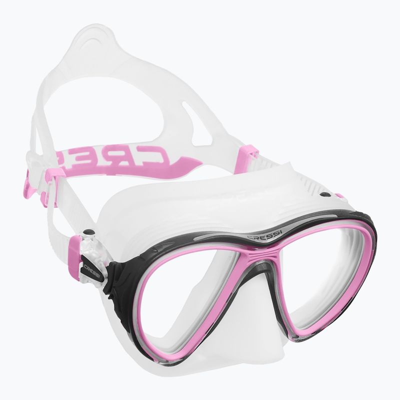 Maska do nurkowania Cressi Quantum clear/pink 6