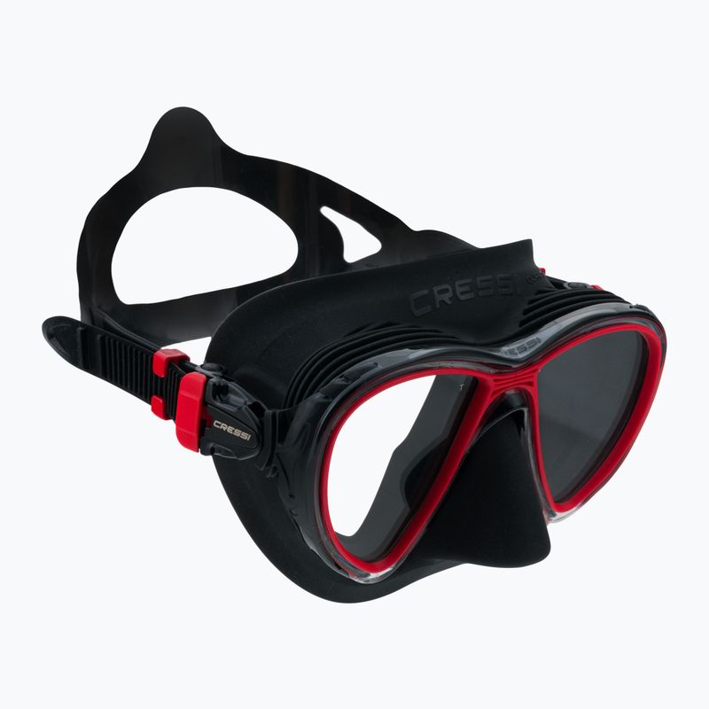Maska do nurkowania Cressi Quantum black/red