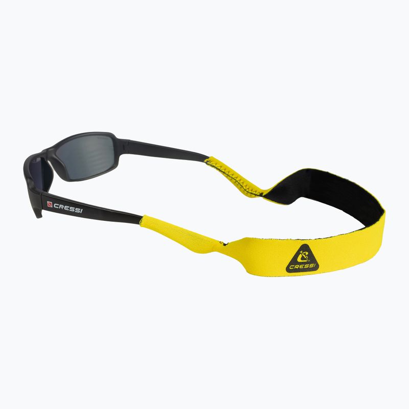 Pasek do okularów Cressi Neo Retainer yellow/black 3