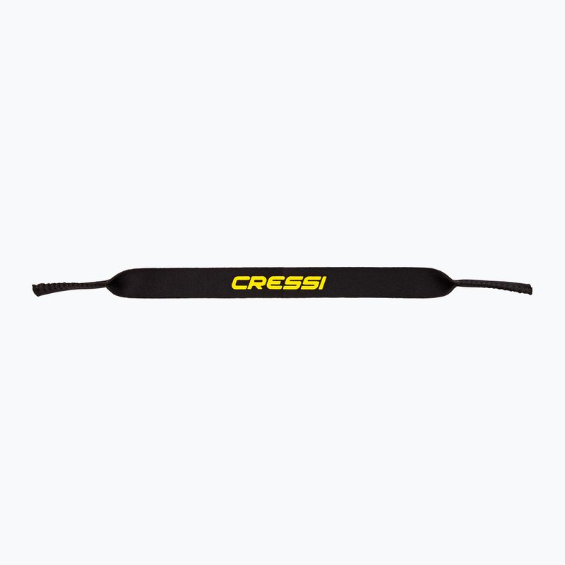 Pasek do okularów Cressi Neo Retainer black/yellow 2