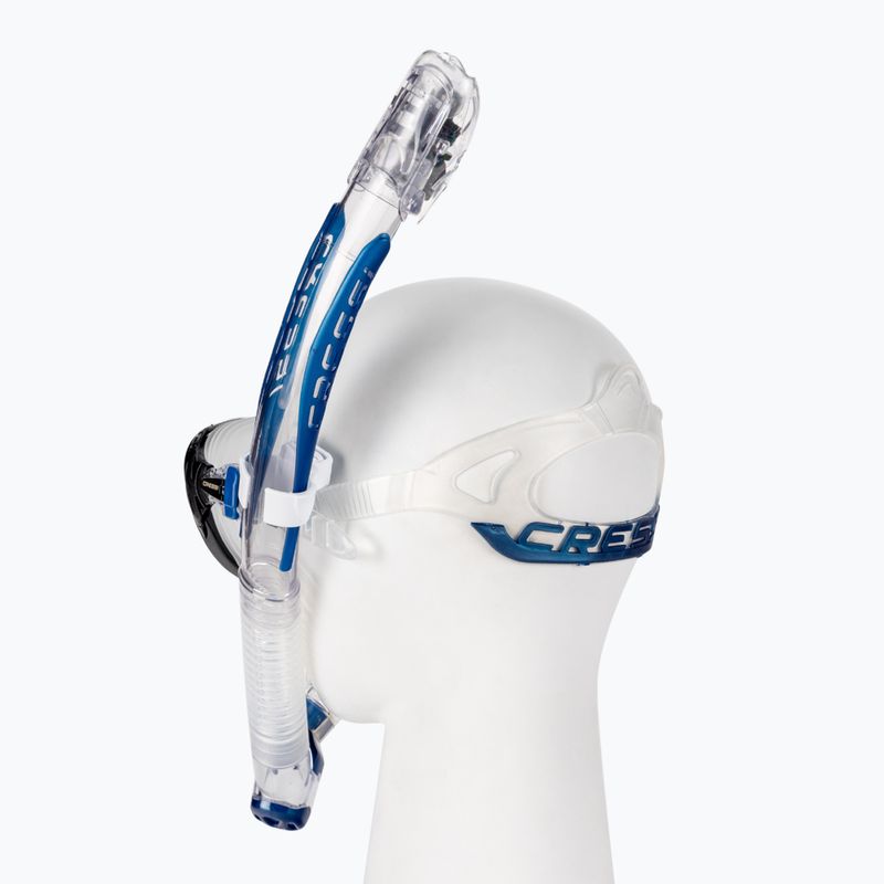 Zestaw do snorkelingu Cressi Quantum + Itaca Ultra Dry clear/blue 3