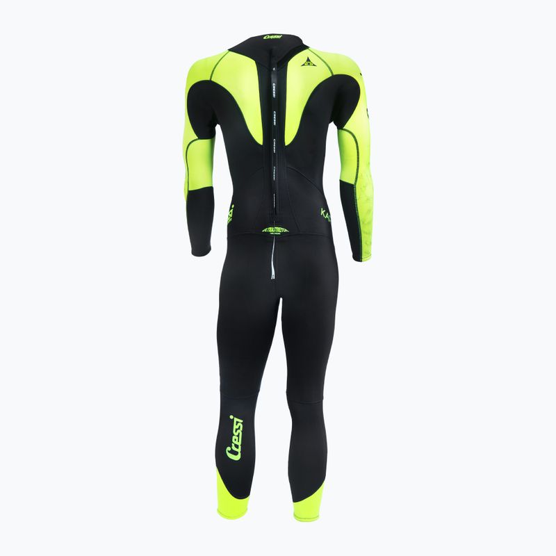 Pianka do pływania męska Cressi Karua 3/2 mm black/lime 2