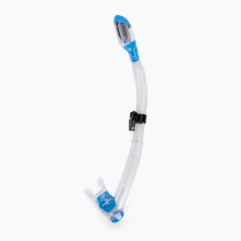 Zestaw do nurkowania Cressi F1 + Supernova Dry blue metal 6