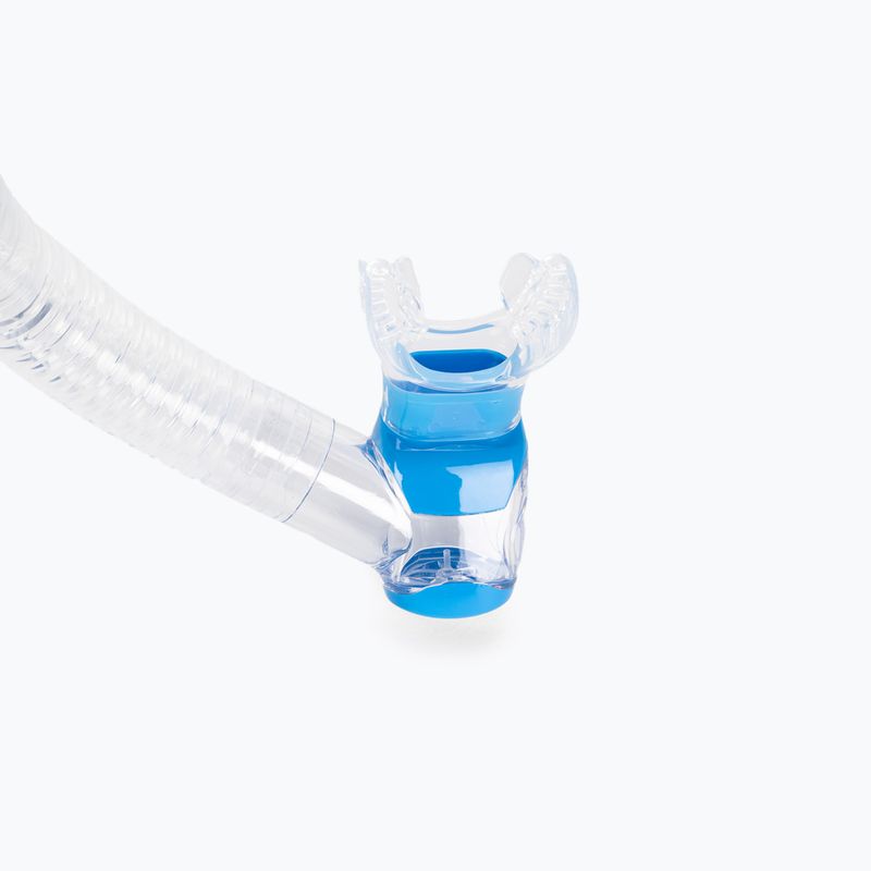 Zestaw do nurkowania Cressi F1 + Supernova Dry blue metal 8