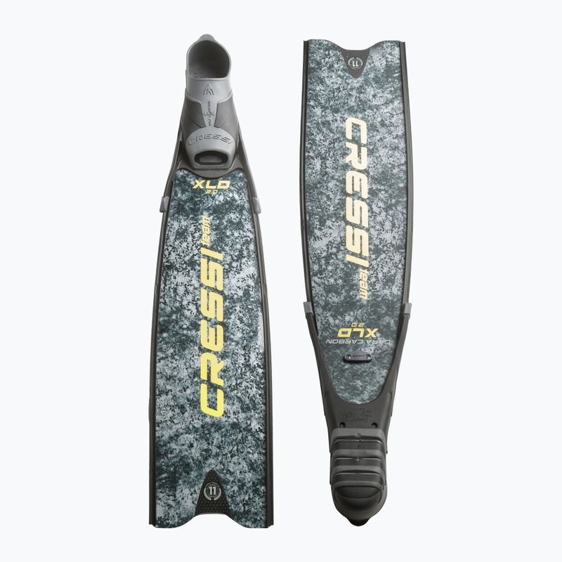 Płetwy do nurkowania Cressi Gara Turbo Carbon grey camo 2