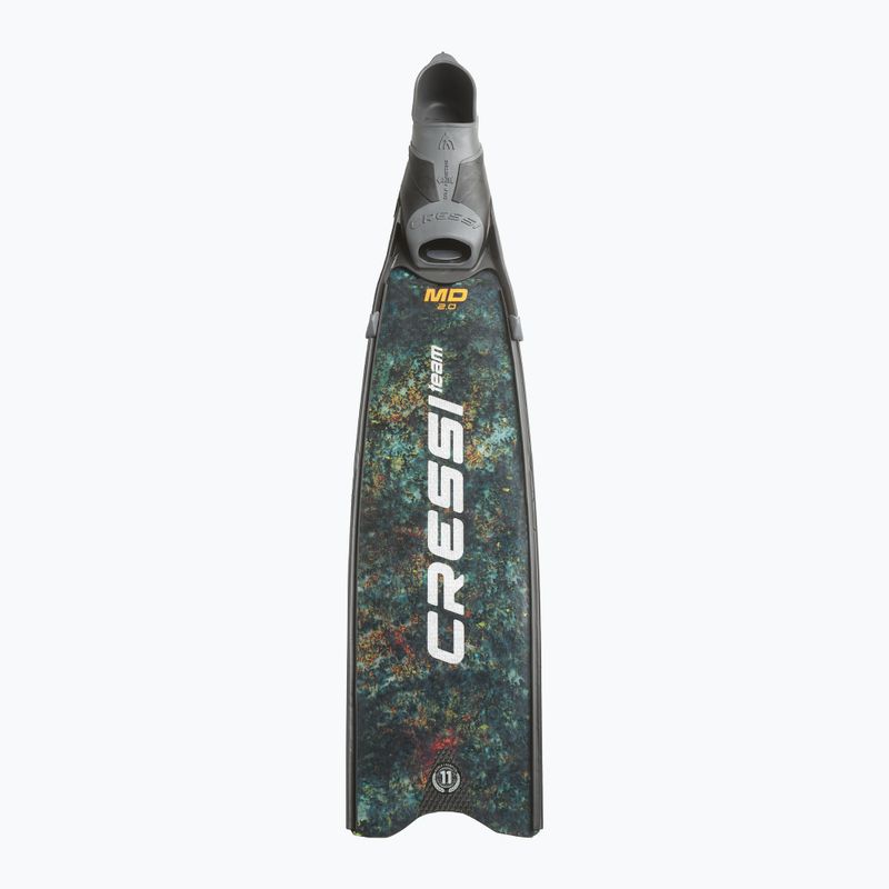 Płetwy do nurkowania Cressi Gara Turbo Carbon green camo 3