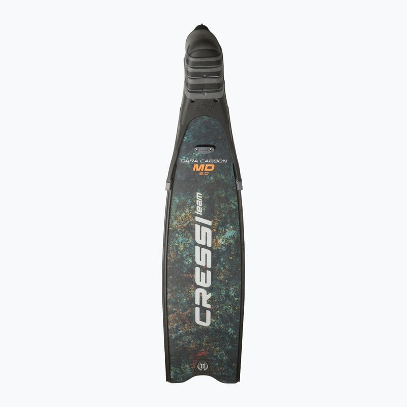 Płetwy do nurkowania Cressi Gara Turbo Carbon green camo 4