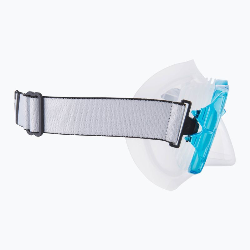 Maska do nurkowania Cressi Samoa clear/aquamarine 3