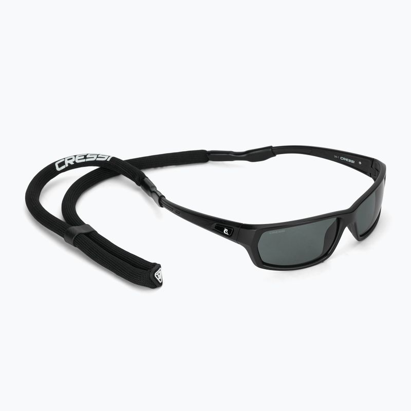 Okulary przeciwsłoneczne Cressi Bill black/black smoked