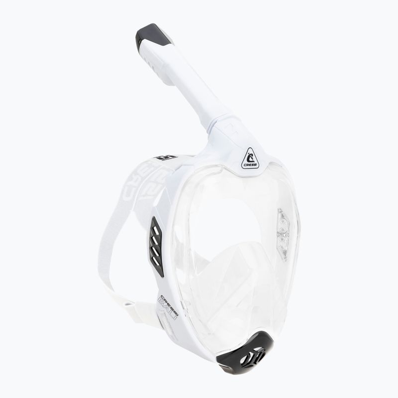 Maska pełnotwarzowa do snorkelingu Cressi Bali Full Face white/black