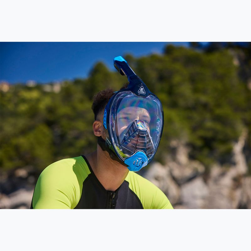 Maska pełnotwarzowa do snorkelingu Cressi Bali Full Face black/blue 7