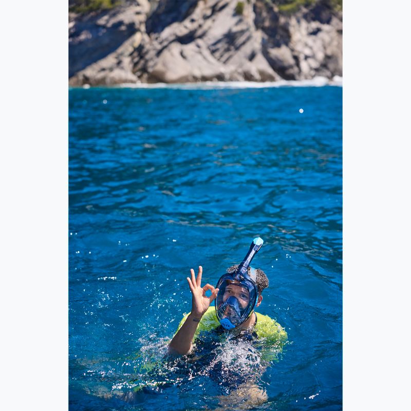 Maska pełnotwarzowa do snorkelingu Cressi Bali Full Face black/blue 8