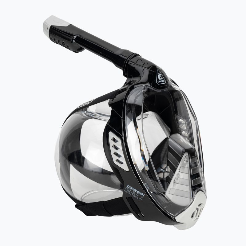 Maska pełnotwarzowa do snorkelingu Cressi Bali Full Face black/grey