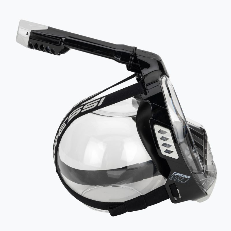 Maska pełnotwarzowa do snorkelingu Cressi Bali Full Face black/grey 3