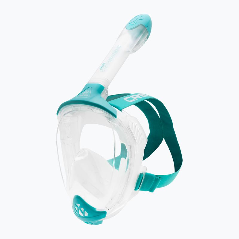 Maska pełnotwarzowa do snorkelingu Cressi Java Full Face clear/aquamarine 2