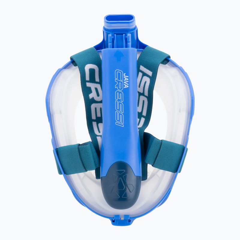 Maska pełnotwarzowa do snorkelingu Cressi Java Full Face blue/blue navy 5