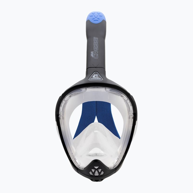 Maska pełnotwarzowa do snorkelingu Cressi Java Full Face black/blue 3