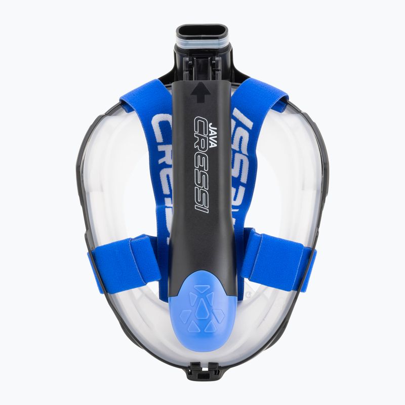 Maska pełnotwarzowa do snorkelingu Cressi Java Full Face black/blue 5