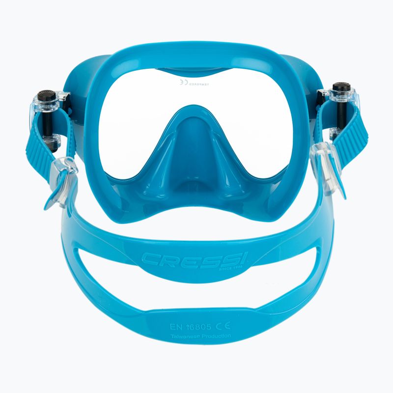Maska do nurkowania Cressi F1 Small turquoise 4