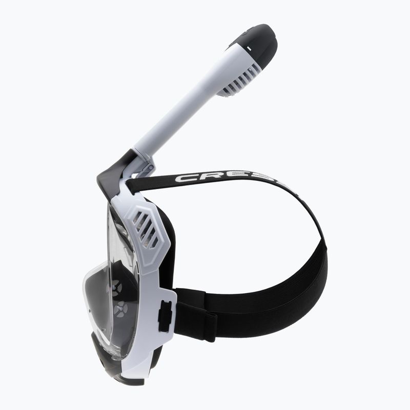 Maska pełnotwarzowa do snorkelingu Cressi Java Full Face white/black 5