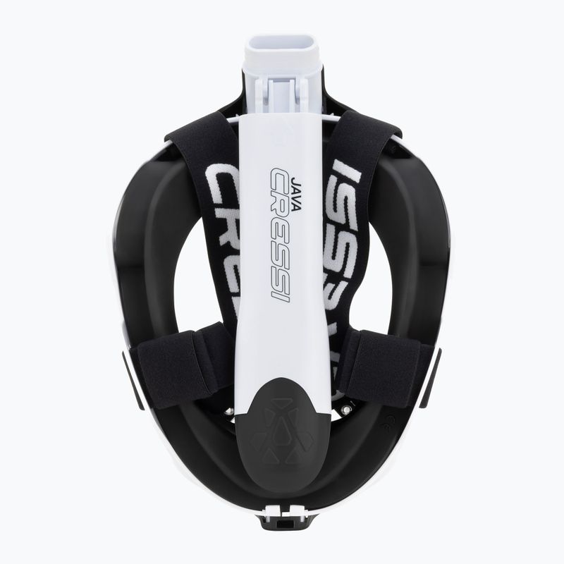 Maska pełnotwarzowa do snorkelingu Cressi Java Full Face white/black 6