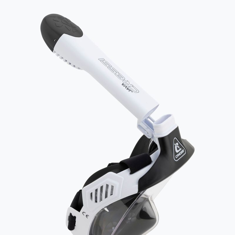 Maska pełnotwarzowa do snorkelingu Cressi Java Full Face white/black 7
